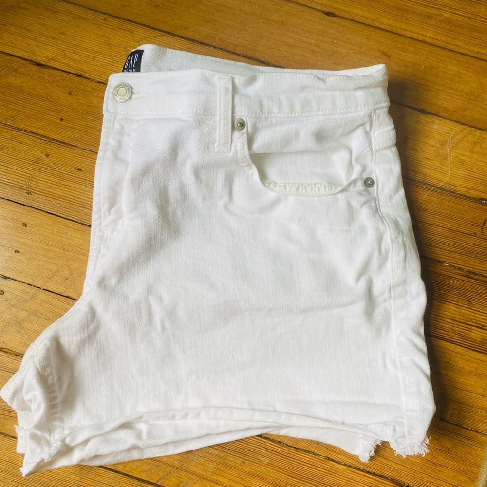 White Cut Off Shorts. Perfect for summer